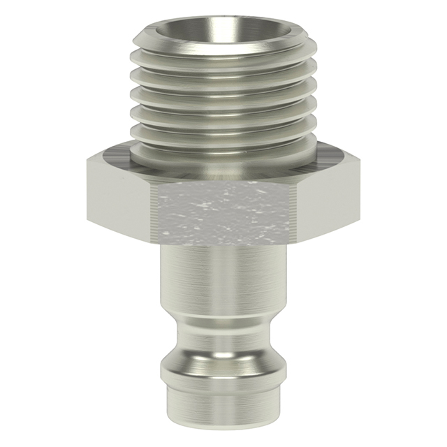 MINI-ES-STECKNIPPEL DN 5 G 3/8"AG, MS58, VERNICKELT